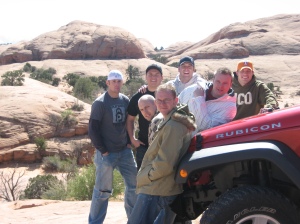 Jeff, The Boys, & Ty's Jeep.
